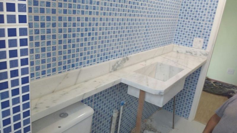 Piso de Mármore Branco na Vila União - Revestimento de Piso de Mármore