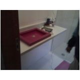 bancada de mármore para banheiro na Vila Mangalot